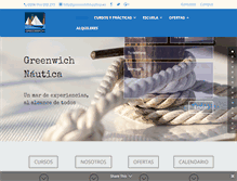 Tablet Screenshot of greenwichnautica.es